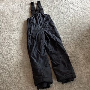 Kids Black Overalls, Size 8